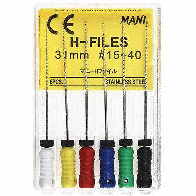 MANI H-FILES Stainless Steel